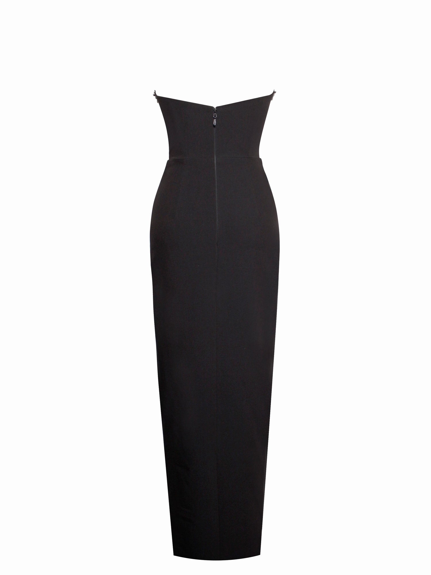 Ivanna Crystal Embellished Maxi Dress | Black