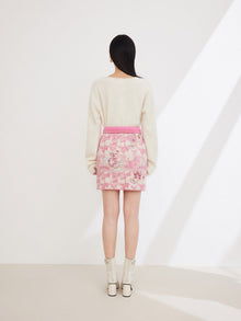 High-waisted Short Skirt | Pink
