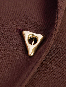 Wool Blazer | Wine Red