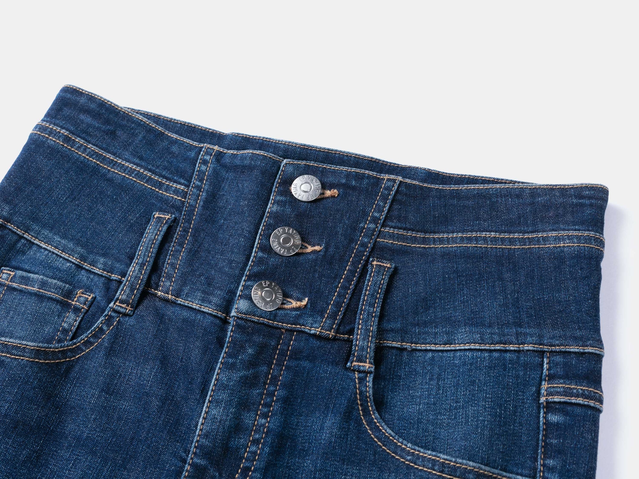 Springy Cropped Jeans | Blue