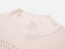 Long-Sleeve Knit Top | White