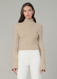 The Jane Roll Neck Sweater in Camel – soft and stylish women's sweaters.