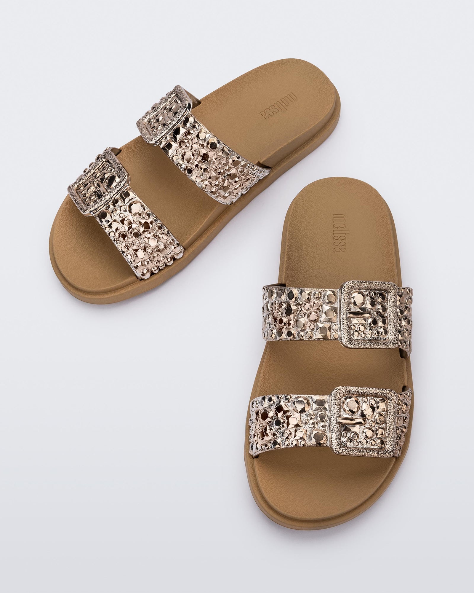 Lust Slide | Beige/Bronze