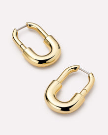 Brynley Large Hoops | 14K Gold on Brass