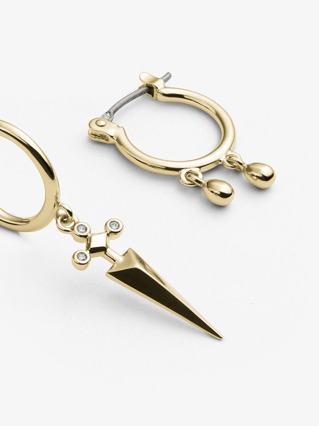 Ana Luisa Jewelry Co Creation Earrings Gold Dagger Earrings Hana Lee Gold