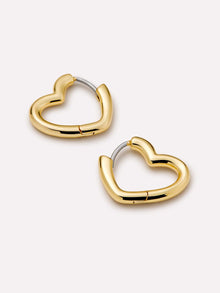 Daryl Heart Earrings | 14K Gold on Brass