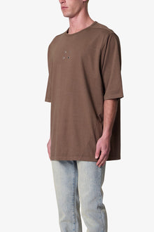 4 Eyelets Tee | Brown