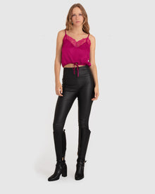 Women | Friday Nights Lace Cami | Fuchsia