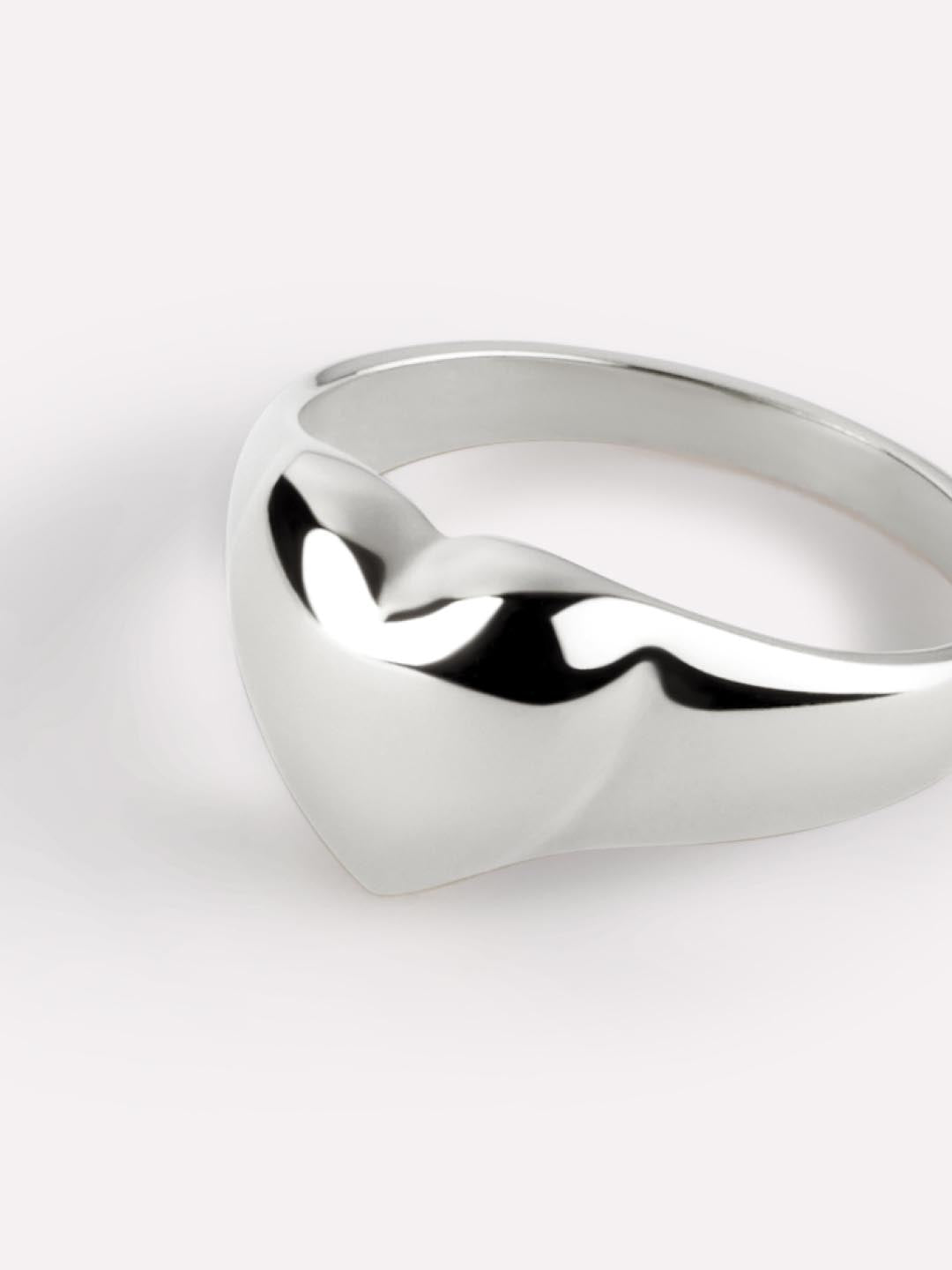 Heart Ring - Isla Silver | Stainless Steel