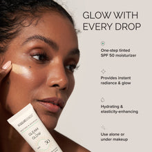 Tube of 'Gleam & Glow' sunscreen 