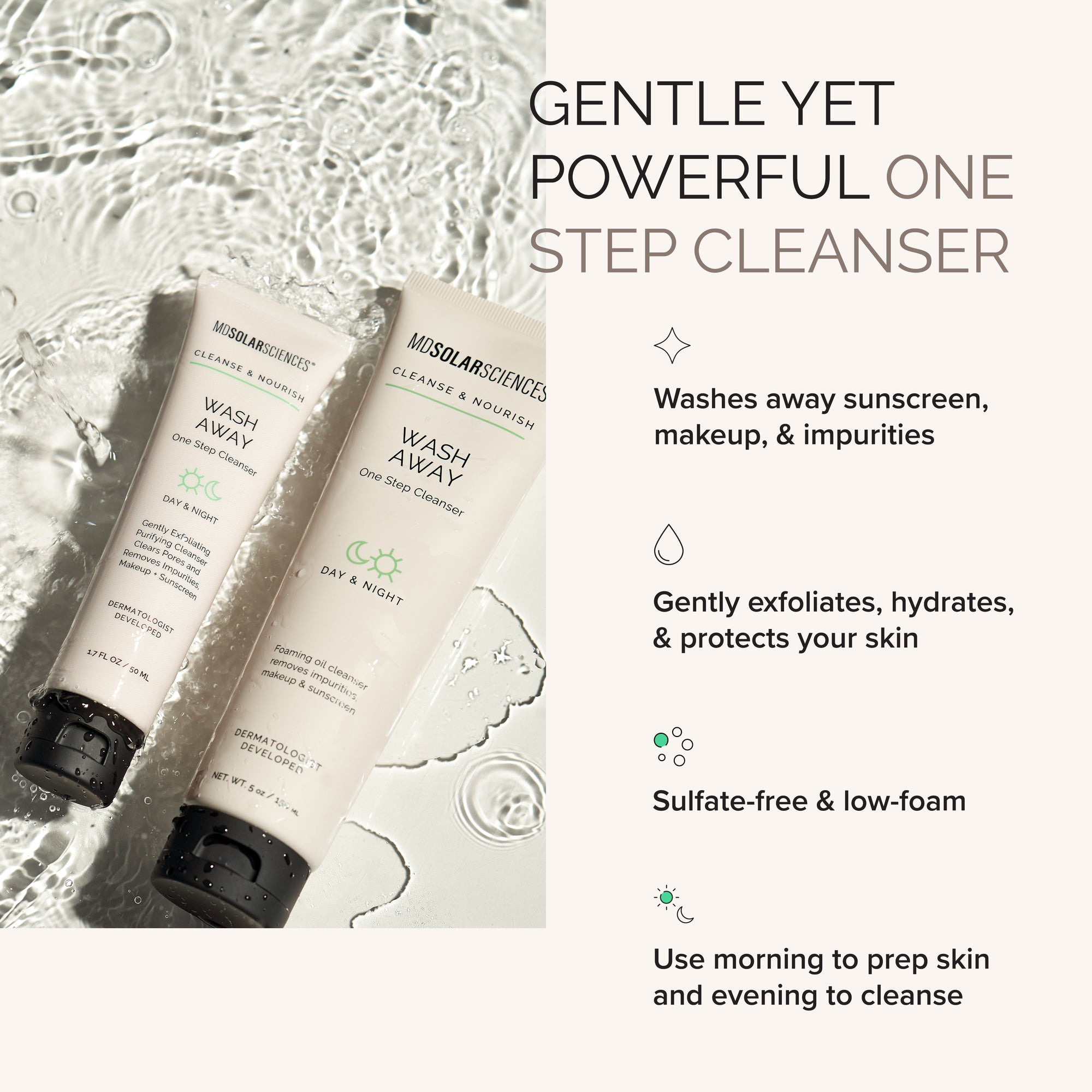 Wash Away One Step Cleanser (1.7 oz)