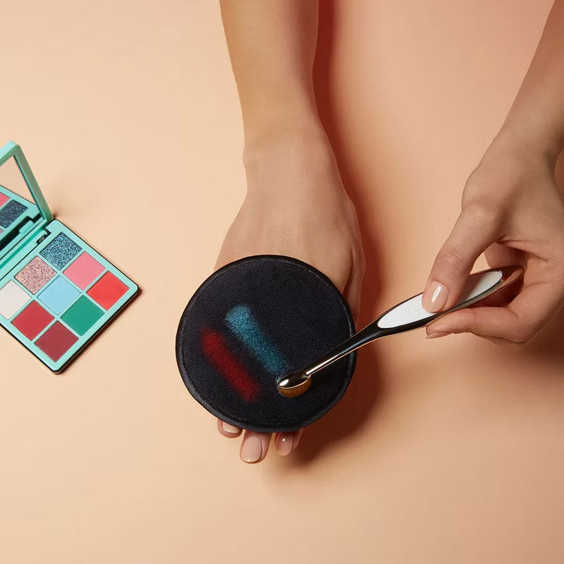 Brush Cleaning Pad, Travel Size | Black