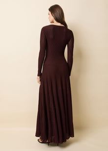 Sloane Dress Raisin Brown - Solid & Striped