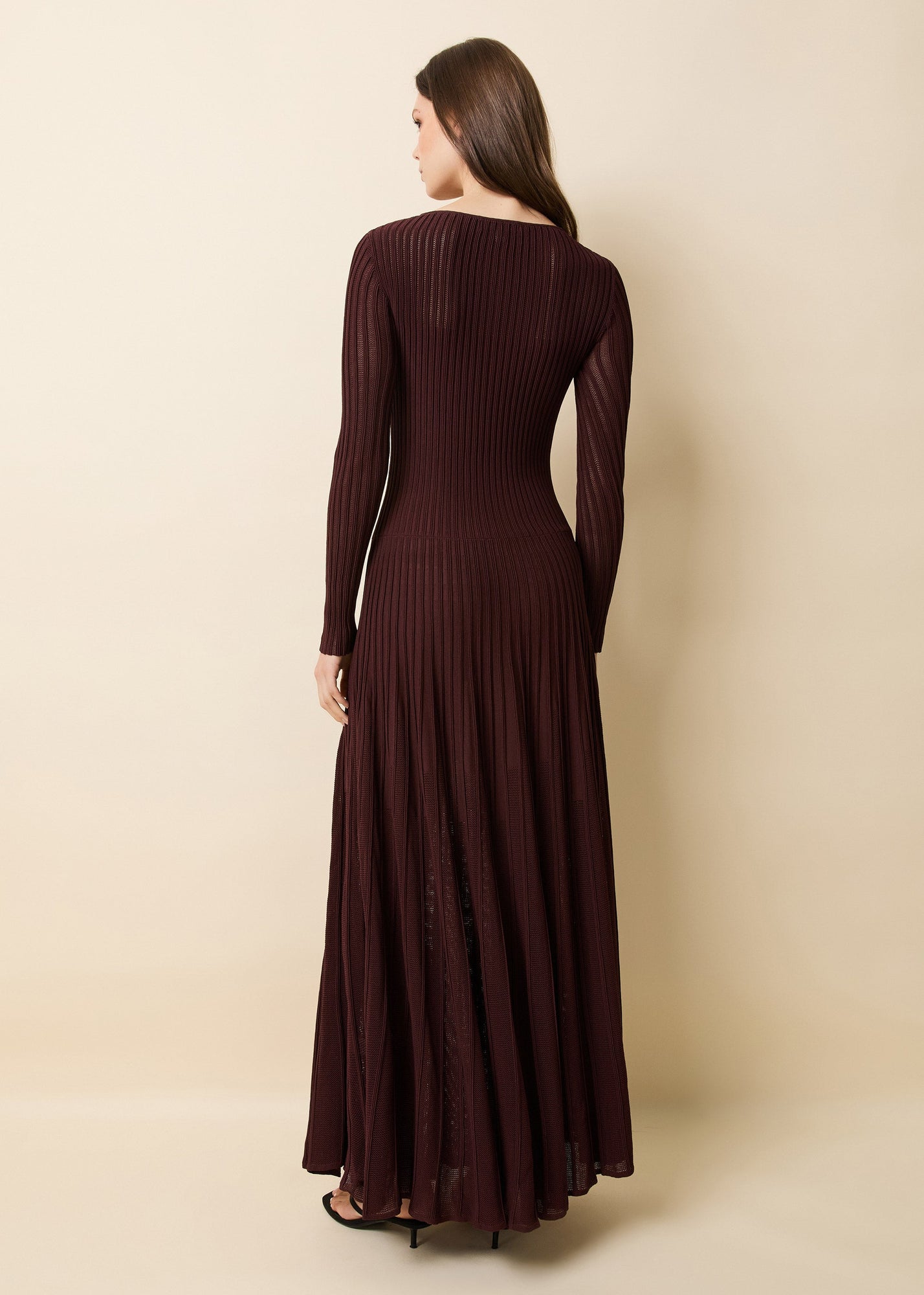 Sloane Dress Raisin Brown - Solid & Striped