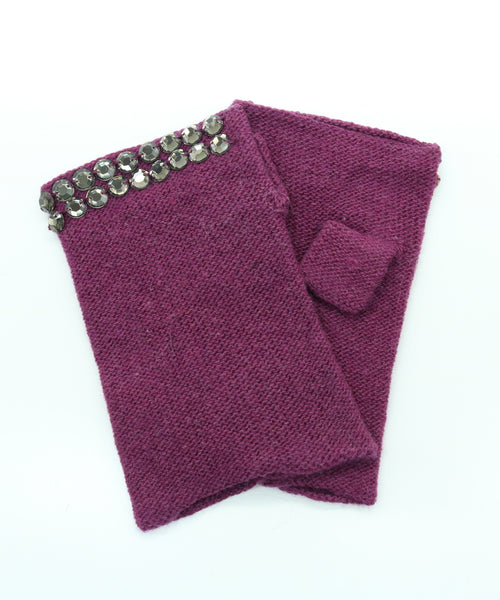 Kids | Cashmere Gloves | SK Damson