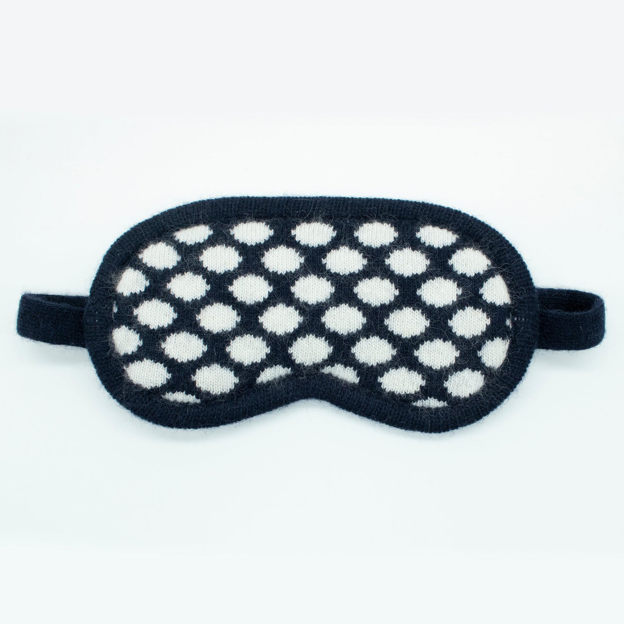 Eyemask In Polka Dots Design | Navy