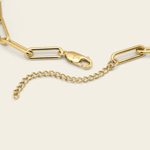 Womens | Large Paperclip Chain Bracelet | 18K Gold Vermeil