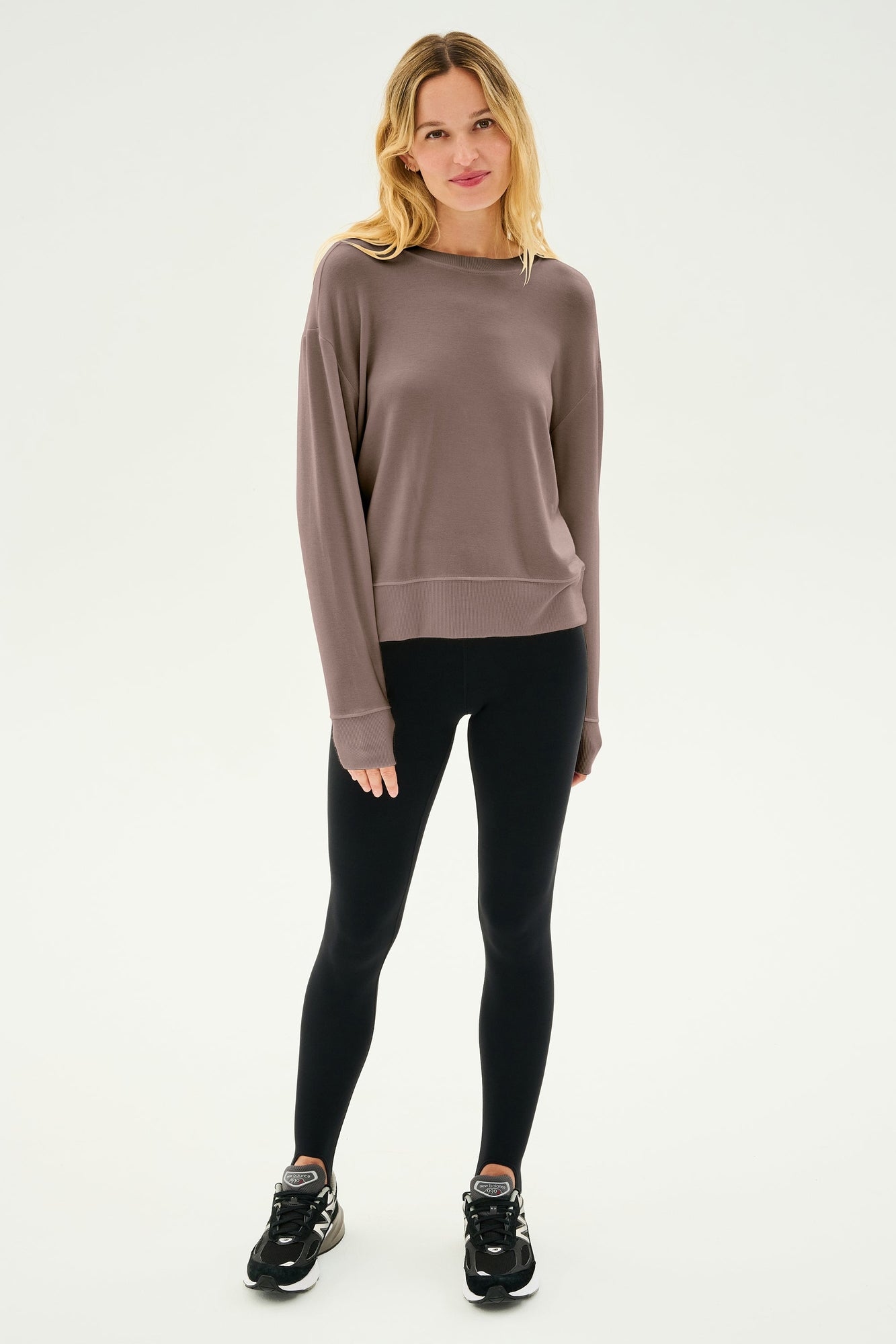 Sonja Fleece Sweatshirt | Lentil