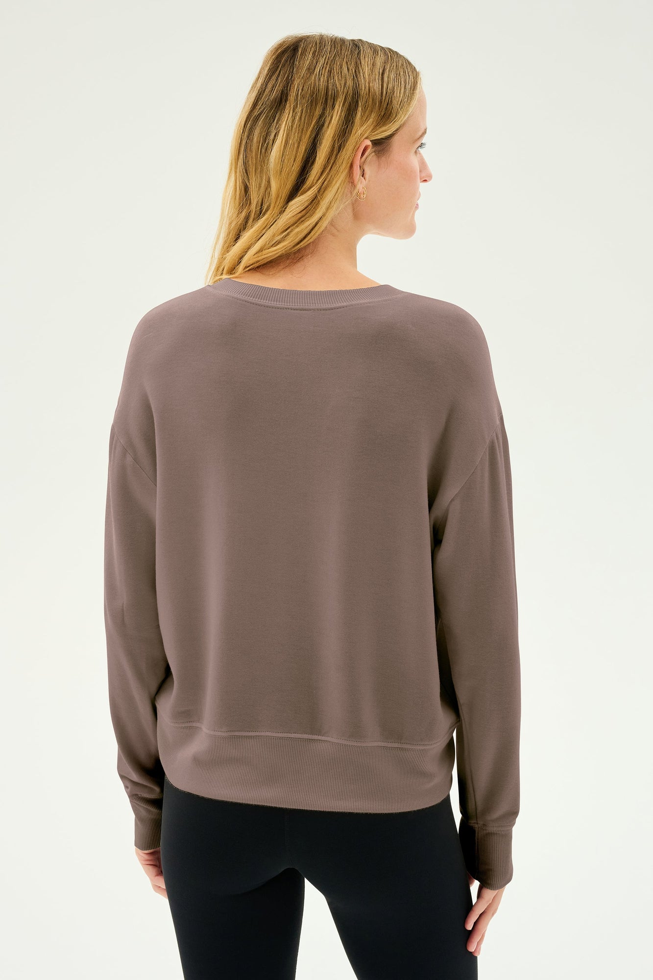 Sonja Fleece Sweatshirt | Lentil