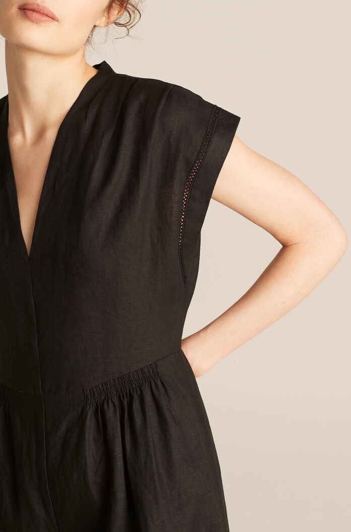 Linen Jumpsuit | Black