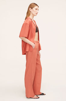 Stretch Linen Pull-On Pant | Carnelian