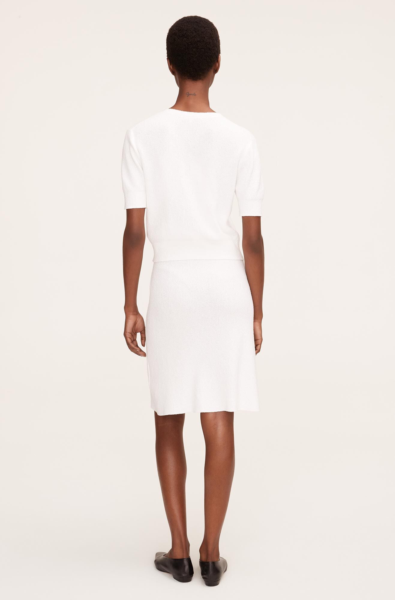 Mini Boucle Skirt | Blanc