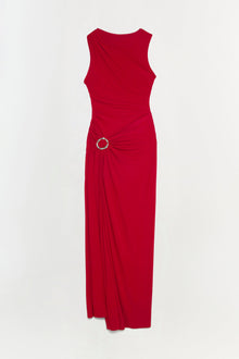 Womens | Blaine Jersey Gown | Crimson