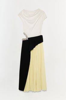 Womens | Andromeda Embellished Midi Dress | Sunglow Multi