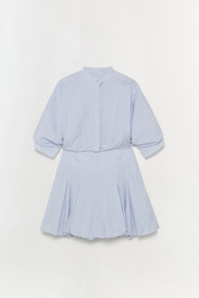 Womens | Effie Cotton Mini Dress | French Blue