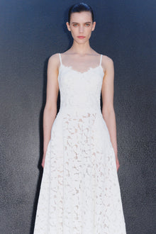 Womens | Julia Lace Midi Dress | Ivory