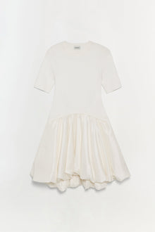 Womens | Kenny Combo Mini Dress | Ivory