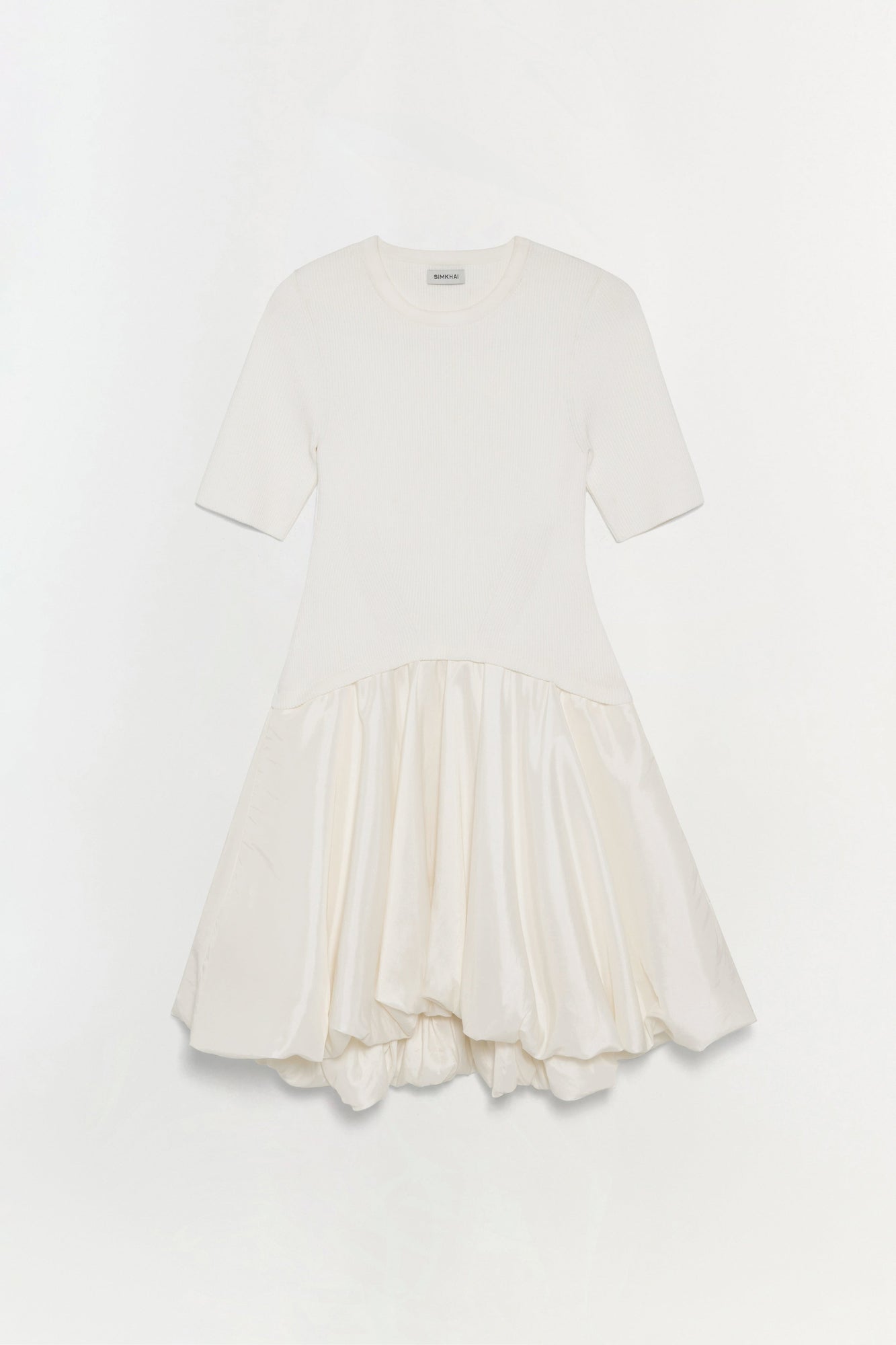 Womens | Kenny Combo Mini Dress | Ivory