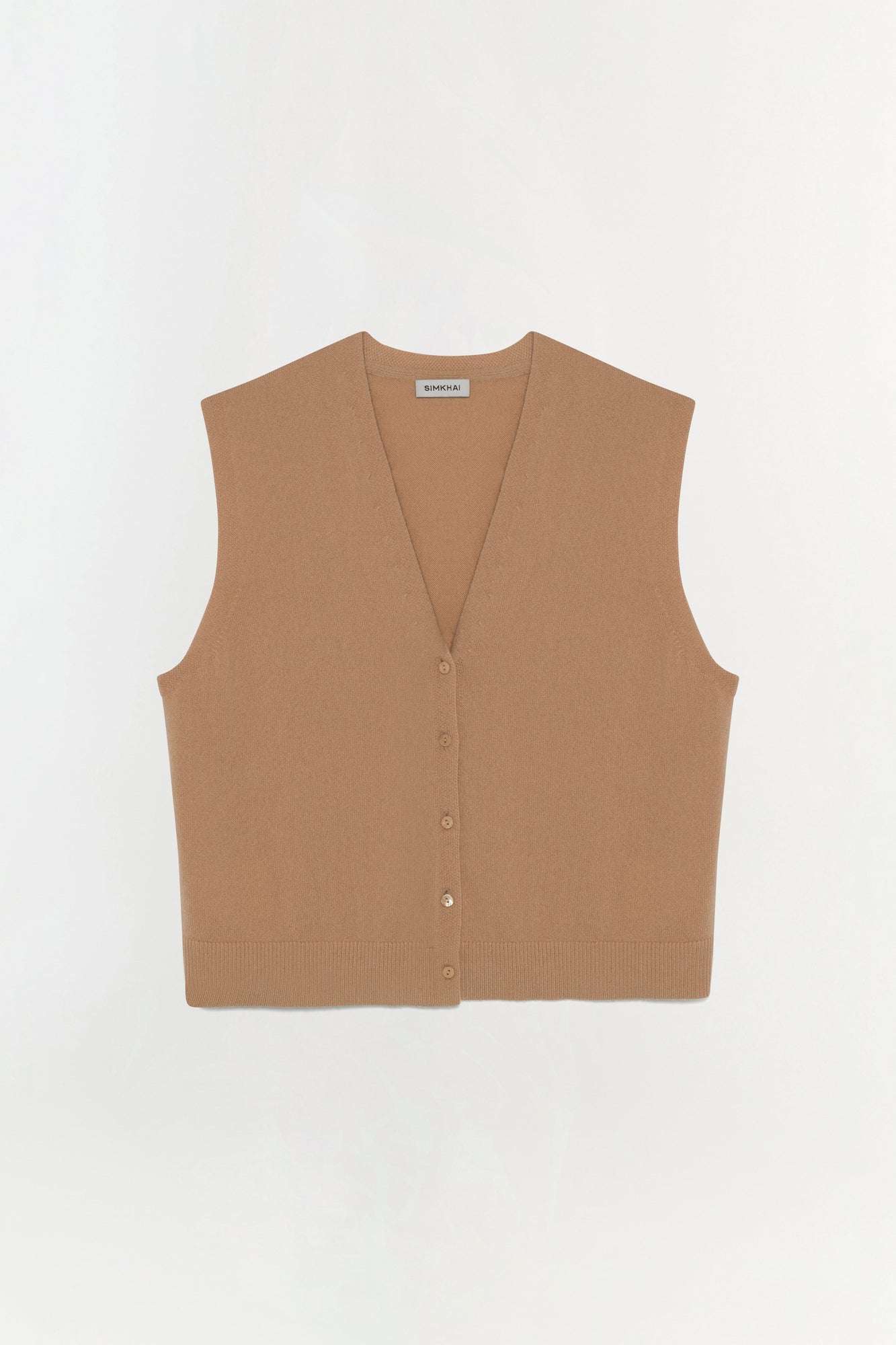 Womens | Rozzi Cashmere Vest | Taupe