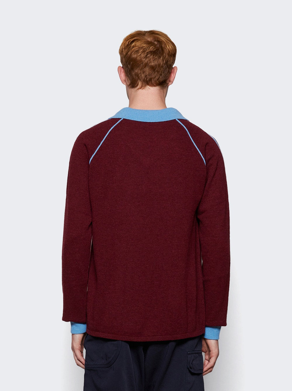 Men | FILA+ | Line Squadra Knit Top | Burgundy