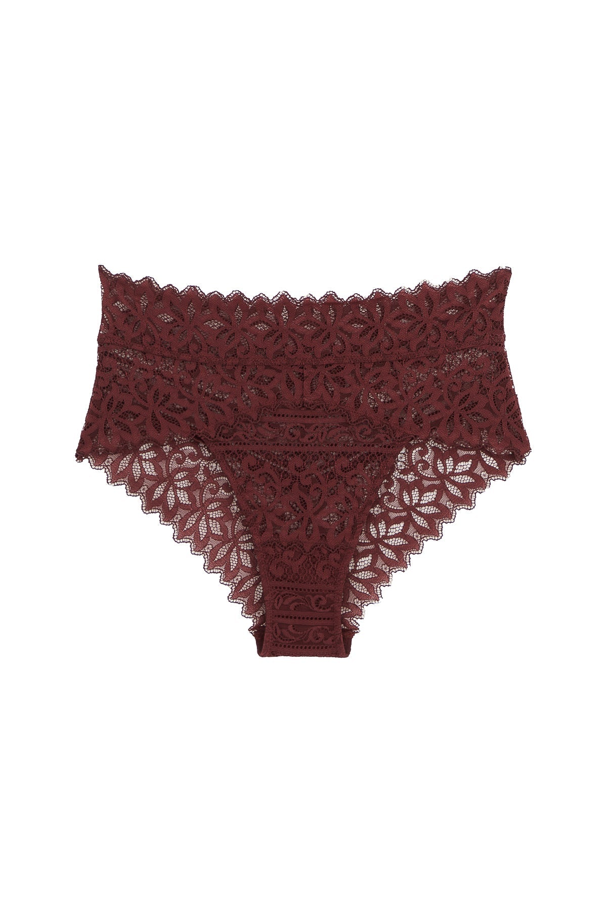 Orient High Waist Brief | Bloodstone