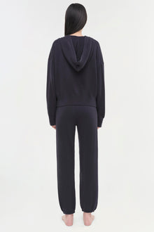 Womens | Cotton Cashmere Joggers | Midnight