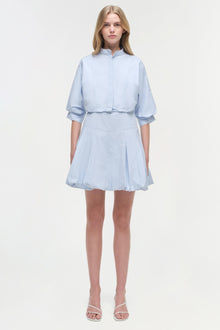Womens | Effie Cotton Mini Dress | French Blue