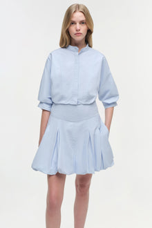 Womens | Effie Cotton Mini Dress | French Blue