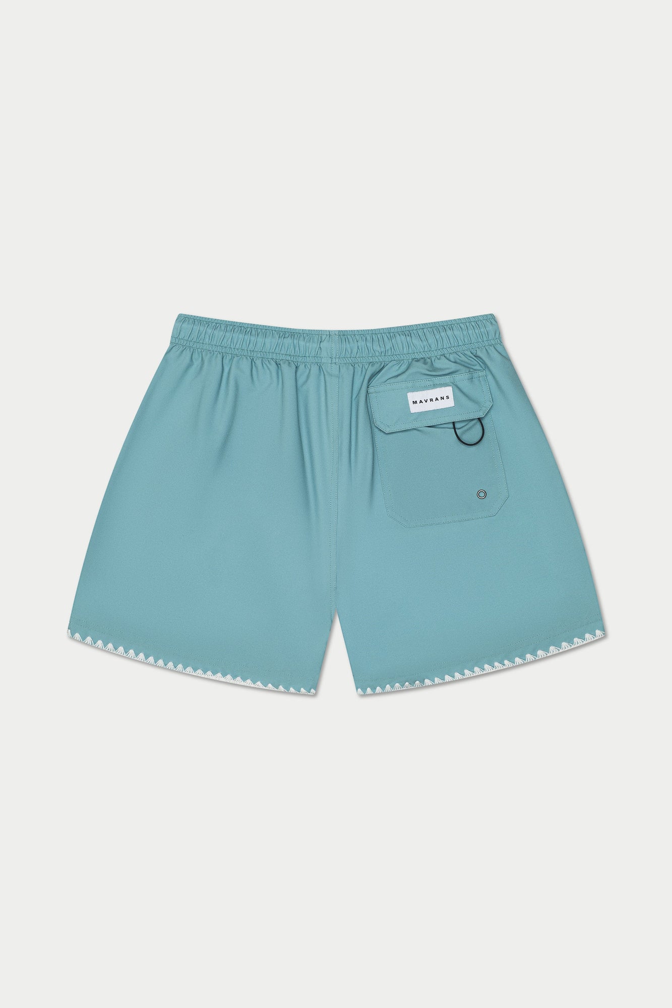 Mint Stitch Swim Short | Blue