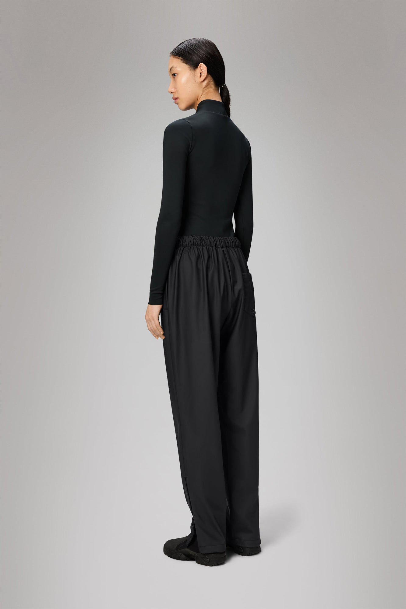 RAINS Rain Pants Slim Black Pants