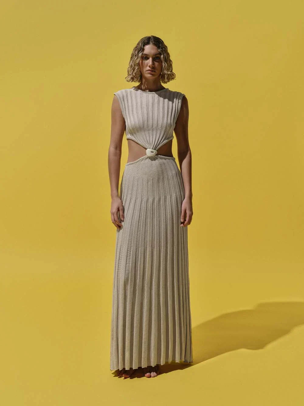 Blade Maxi Dress | Marble Ivory