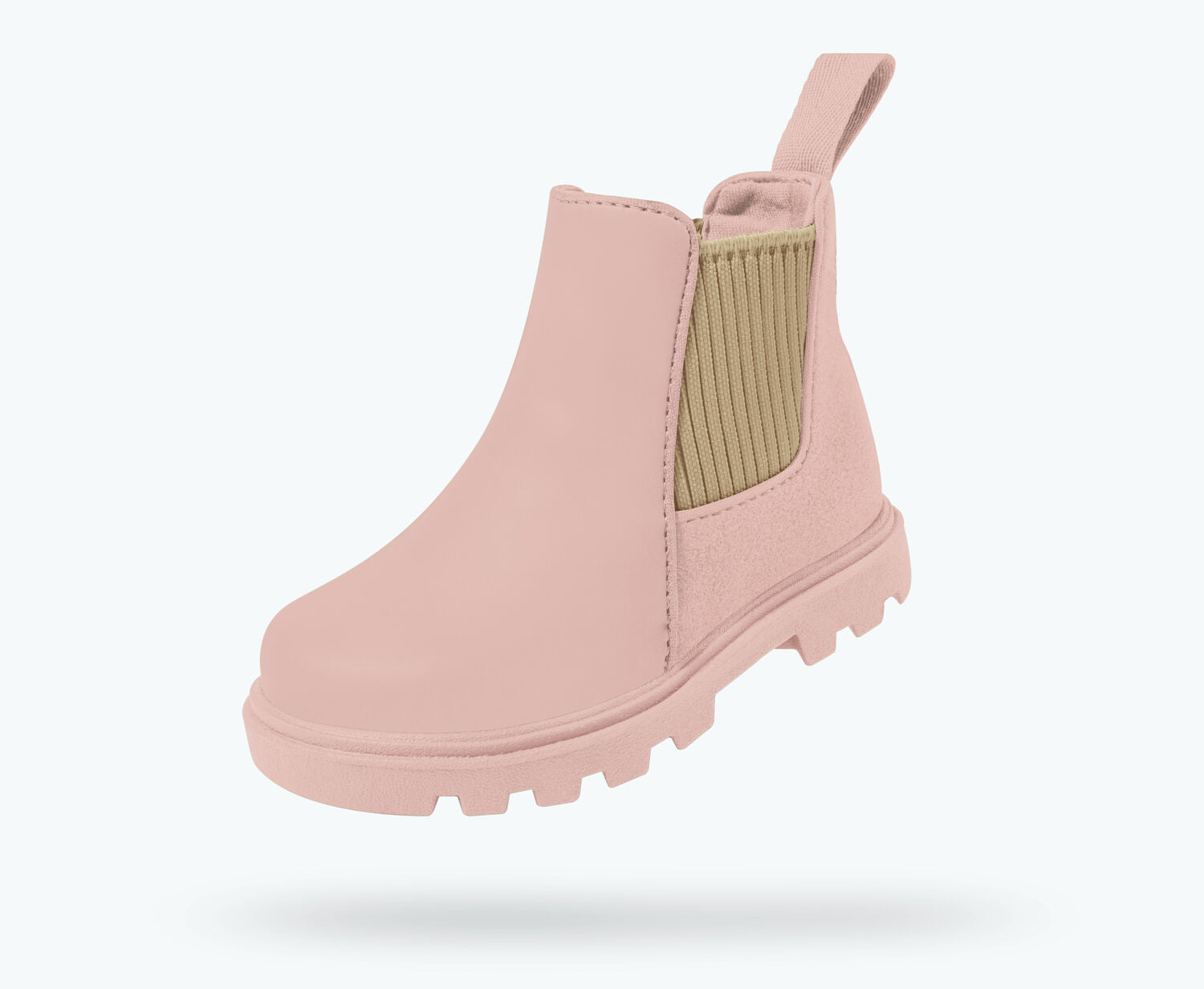 Angled view of a Native Shoes Kids Kensington Treklite Kids | Chameleon Pink Footwear