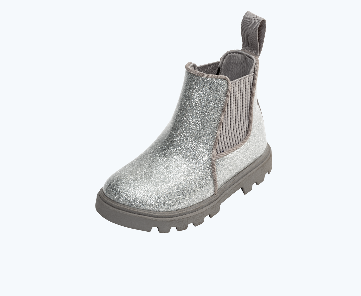 Kids | Kensington Treklite Glittr Kids (C11-C13) | Silver Glitter / Pigeon Grey