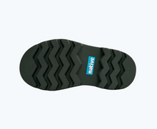 Bottom view of a Native Shoes Kids Kensington Treklite Bloom Kids | Spooky Green/ Spooky Green/ Ivy Green Footwear