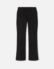 Mid Rise Flared Trouser | Black