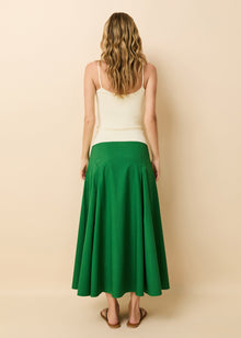 Gael Skirt Tennis Green - Solid & Striped