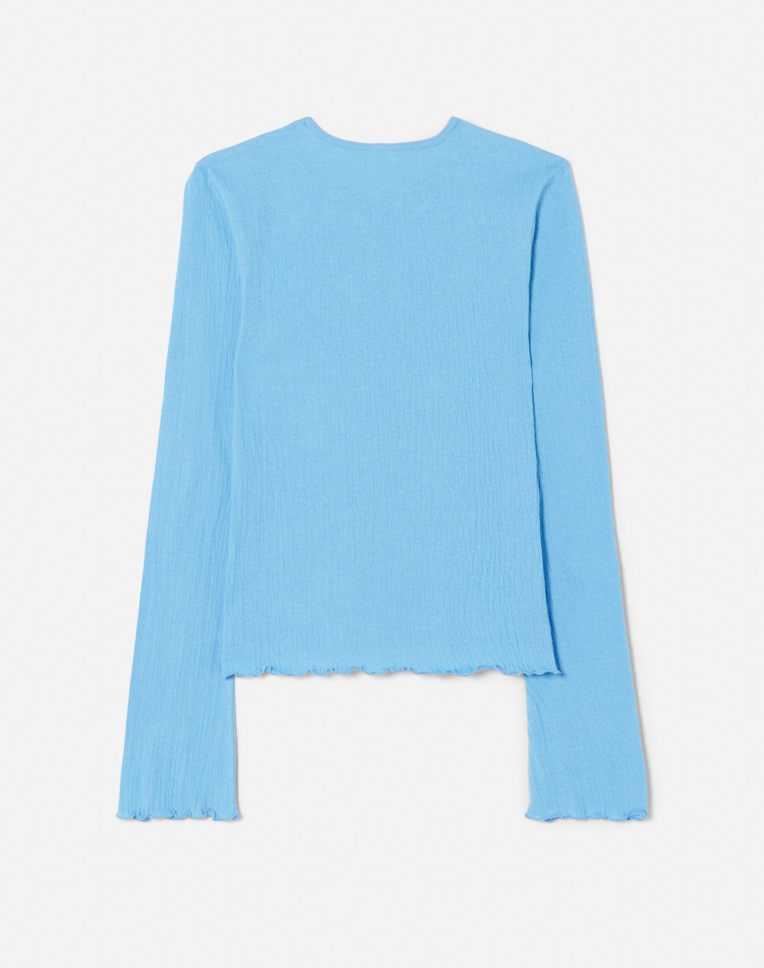 Hanes Crinkle Bell Long Sleeve | Carolina Blue