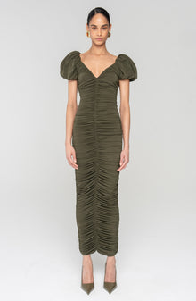 Lupine Dress | Green Leaf