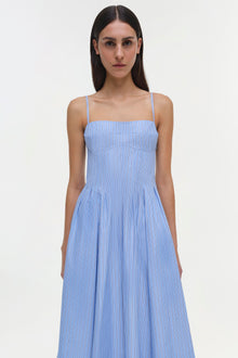 Womens | Kittiya Dress | Harbor Blue Stripe