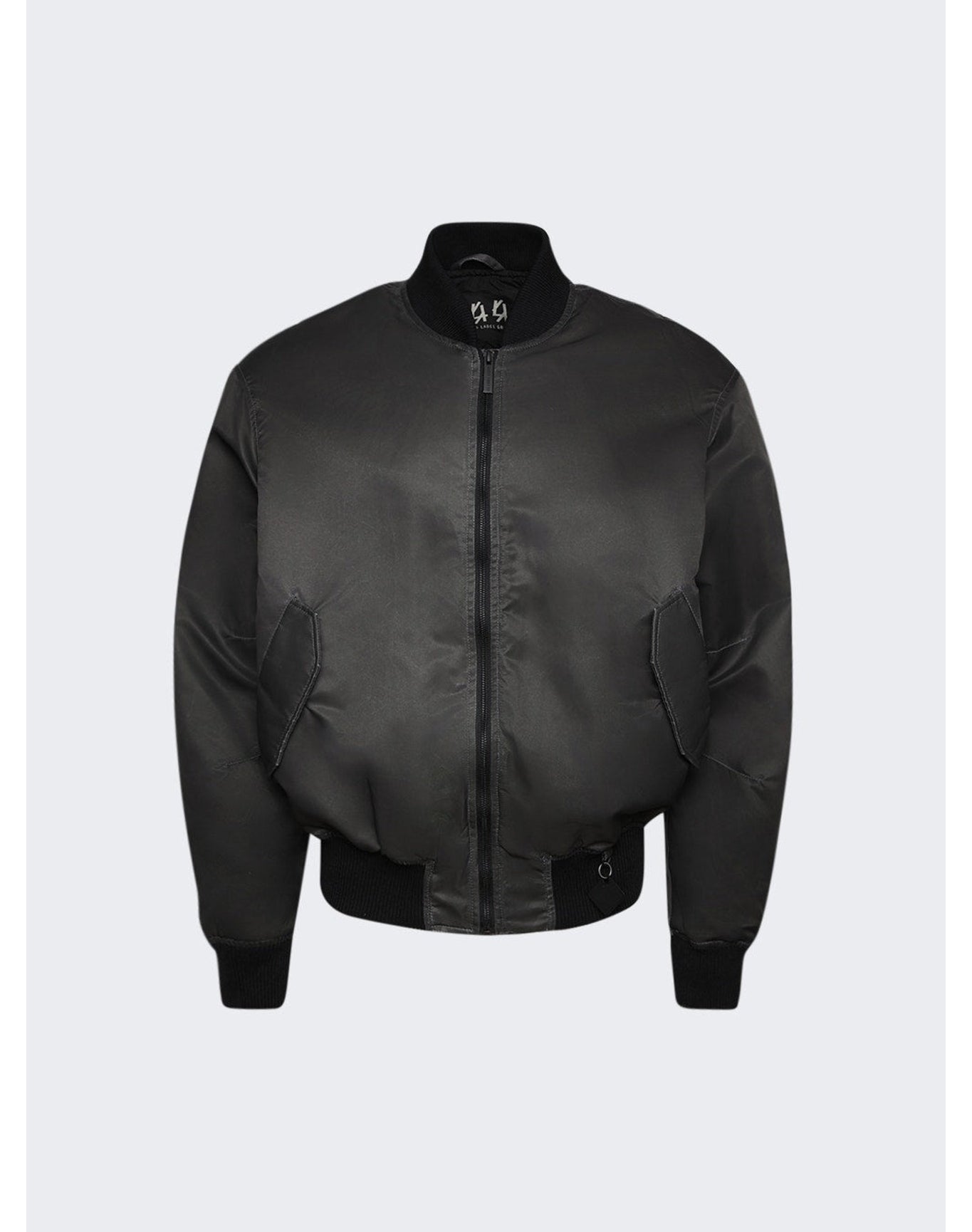 44 Label Group | Men | Emil Flare Bomber Jacket | Marble Dark Grey